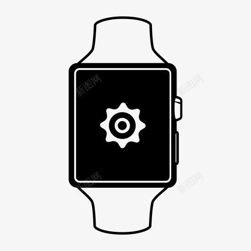 智能手表选项苹果移动图标svg_新图网 https://ixintu.com 智能手表 智能手表选项 移动 苹果