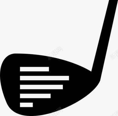 高尔夫俱乐部高尔夫球手击球图标图标