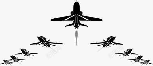 空军航空战斗机图标图标