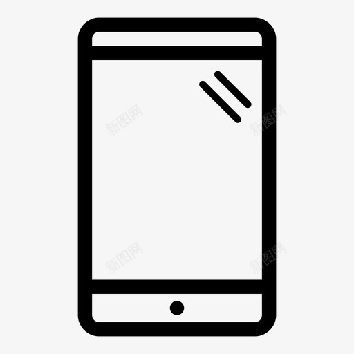 智能手机iphone手机图标svg_新图网 https://ixintu.com iphone 手机 新智能手机 智能手机 智能手机屏幕 设备