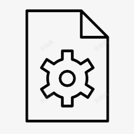 文件设置cog齿轮图标svg_新图网 https://ixintu.com cog 修改 文件设置 齿轮