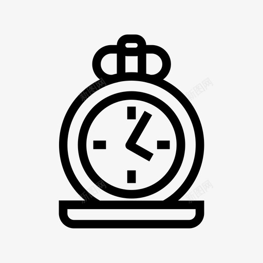 怀表时钟时间图标svg_新图网 https://ixintu.com 怀表 时钟 时间 时间管理
