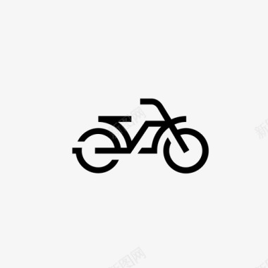 摩托车自行车直升机图标图标