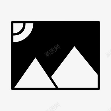 艺术展示相框库图标图标