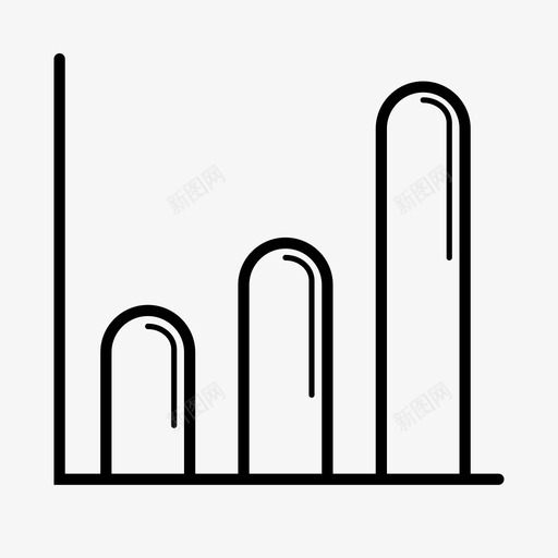 柱状图数据信息图标svg_新图网 https://ixintu.com 信息 数据 柱状图 研究