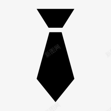 领带商务领带男装图标图标