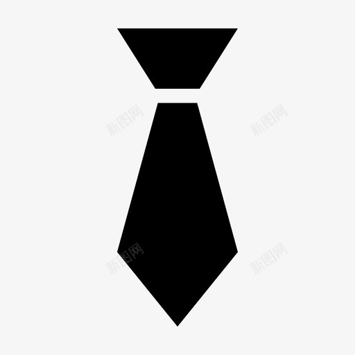领带商务领带男装图标svg_新图网 https://ixintu.com 商务领带 男装 领带