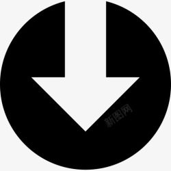 下一个目录下箭头符号在一个圆圈箭头仪表板图标高清图片