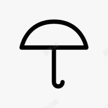 伞雨形状图标图标
