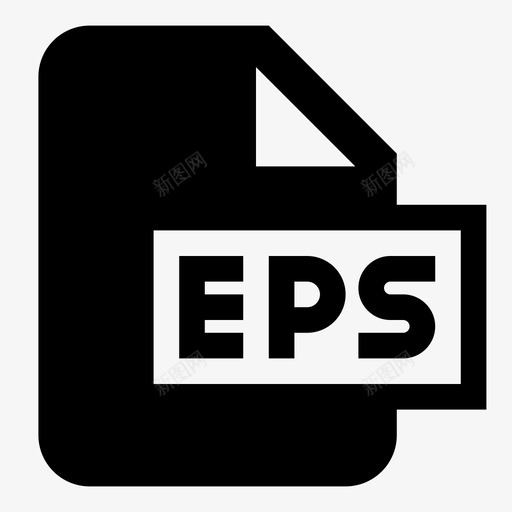 eps文件封装的postscript文件类型图标svg_新图网 https://ixintu.com eps文件 封装的postscript 文件类型