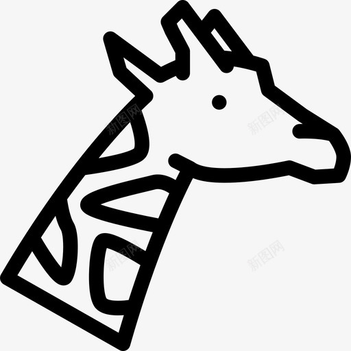 长颈鹿动物宠物店图标svg_新图网 https://ixintu.com 动物 宠物 宠物店 宠物概述 长颈鹿