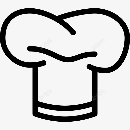 帽子厨师烹饪图标svg_新图网 https://ixintu.com 厨师 厨房线图标 帽子 烹饪 餐厅