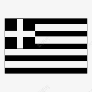 希腊国旗国家国旗图标图标