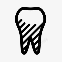 牙垢牙菌斑细菌牙垢图标高清图片