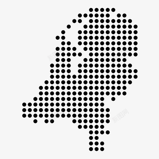 荷兰国家位置图标svg_新图网 https://ixintu.com 世界地图点 位置 国家 地图 荷兰