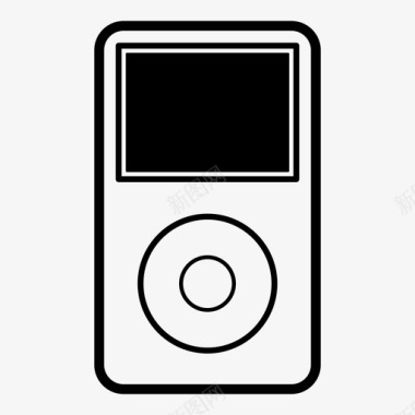 ipod苹果音频图标图标