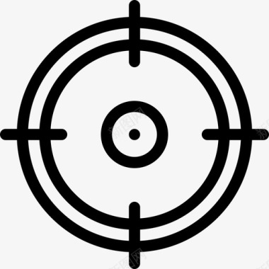 狙击手瞄准具冲突军事图标图标