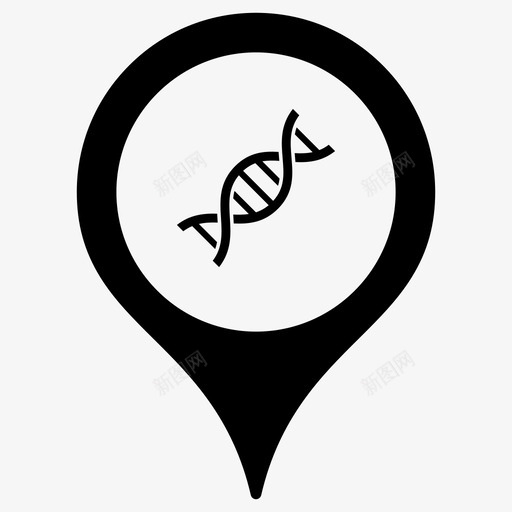 dna螺旋地图标记地图指针svg_新图网 https://ixintu.com dna螺旋 地图指针 地图标记 研究设施 遗传学实验室 针