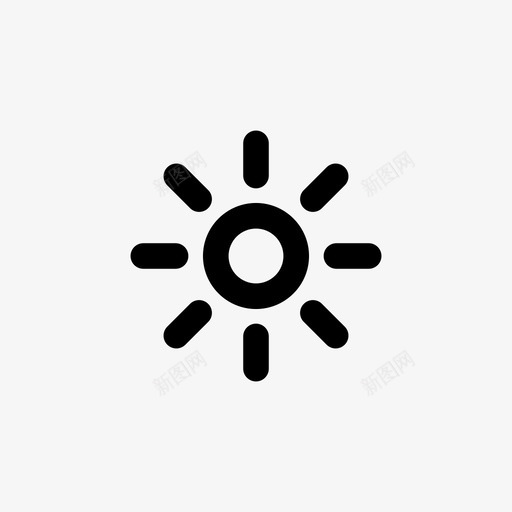 太阳热小太阳图标svg_新图网 https://ixintu.com 夏天 天气 太阳 小太阳 晴朗 热