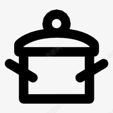锅烹饪菜肴图标图标