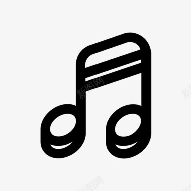 音乐音符乐谱图标图标