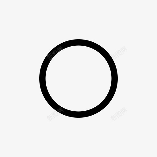 圆几何简单圆图标svg_新图网 https://ixintu.com 几何 圆 基本形状 简单圆