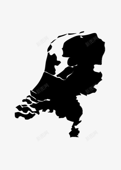 荷兰边境国家图标svg_新图网 https://ixintu.com 国家 旅游国家 欧洲国际 荷兰 语言 边境