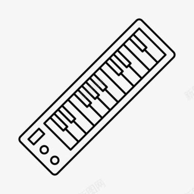 合成器键盘音乐图标图标