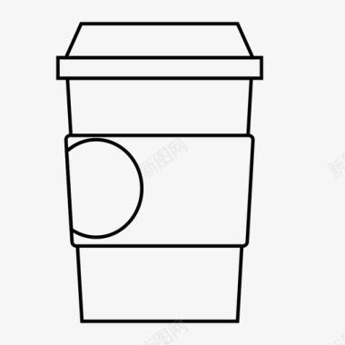 去杯咖啡热的图标图标