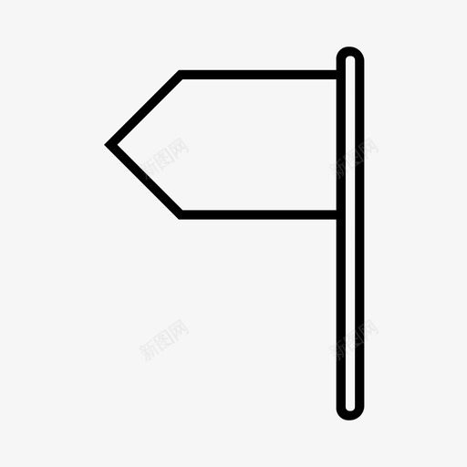 旗箭标图标svg_新图网 https://ixintu.com 旗 标 浪 箭