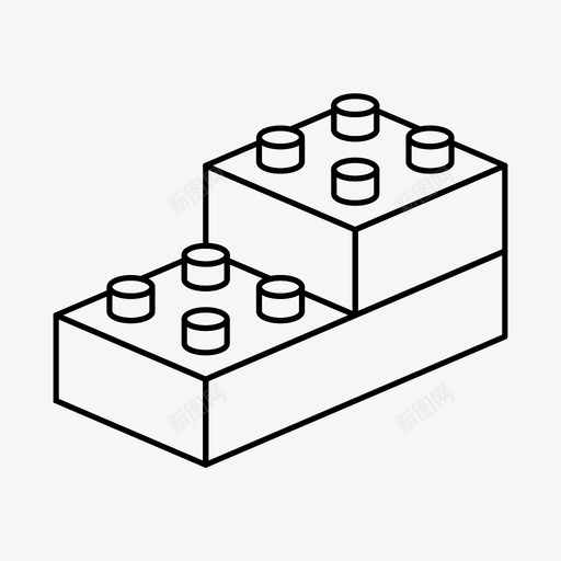 乐高积木积木构造器图标svg_新图网 https://ixintu.com 乐高积木 嗯 开发 构造器 积木 网络移动开发