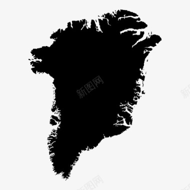 格陵兰国家欧洲图标图标