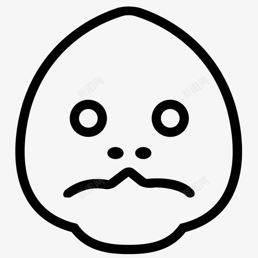 乌龟脸动物头图标svg_新图网 https://ixintu.com 乌龟 乌龟脸 动物 头