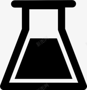锥形烧瓶烧杯化学品图标图标