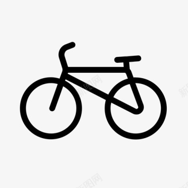 自行车爱好运动图标图标