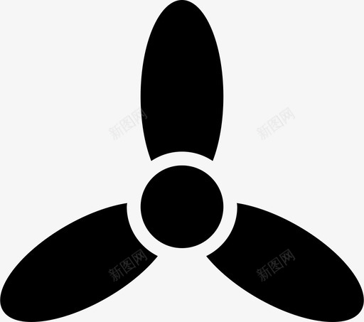 风机天花板冷却图标svg_新图网 https://ixintu.com 冷却 墙壁 天花板 家用工具和器具 排气 涡轮机 风机