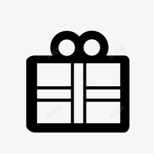 礼物礼盒奖励图标svg_新图网 https://ixintu.com 圣诞节 奖励 礼物 礼盒