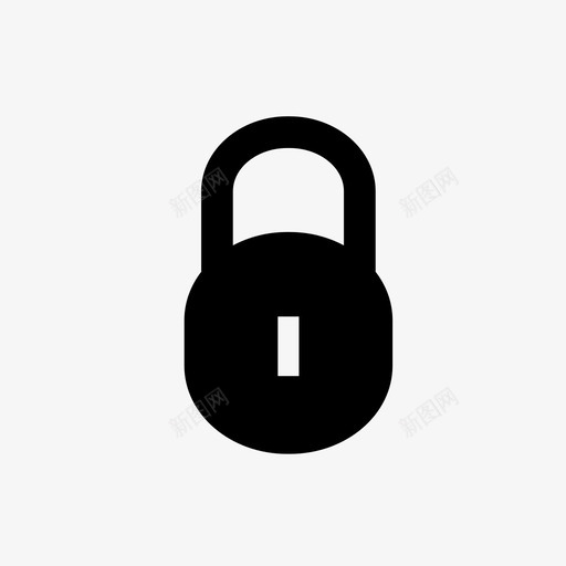 钥匙锁密码安全图标svg_新图网 https://ixintu.com 安全 密码 迷你图标集总办公室 钥匙锁