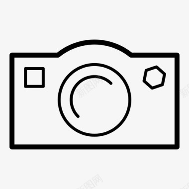 数码相机相机镜头摄影图标图标