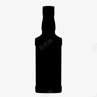 威士忌酒饮料图标图标