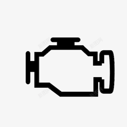 发动机汽车仪表板图标svg_新图网 https://ixintu.com 仪表板 发动机 汽车