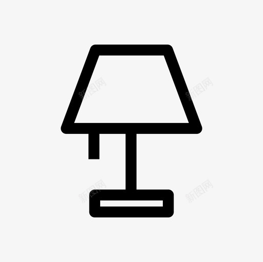 灯家具照明图标svg_新图网 https://ixintu.com 家具 家具轮廓图标集 灯 照明 现代灯