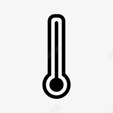 温度计热热高图标图标