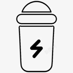 能量瓶摇瓶能量饮料健身图标高清图片