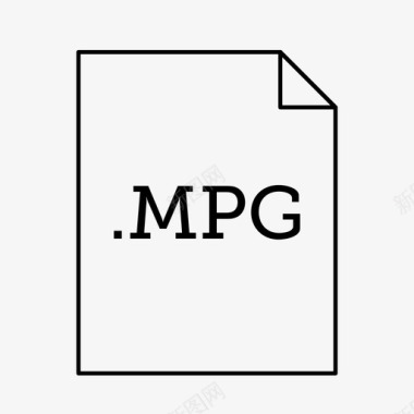 mpg文件文件文件类型图标图标