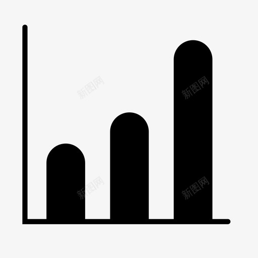 柱状图信息研究图标svg_新图网 https://ixintu.com dta 信息 柱状图 研究