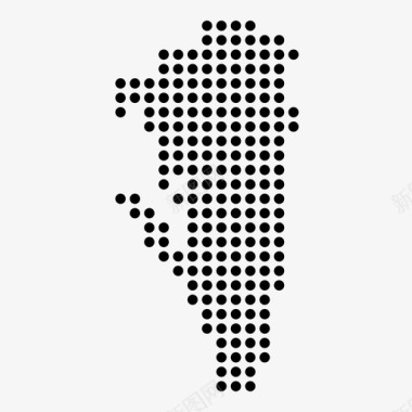 直布罗陀国家位置图标图标