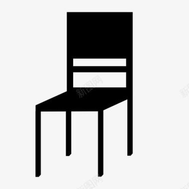 椅子餐厅座位图标图标