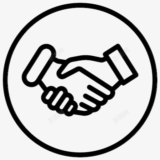 握手协议友谊图标svg_新图网 https://ixintu.com 伙伴关系 协议 友谊 合作伙伴 握手