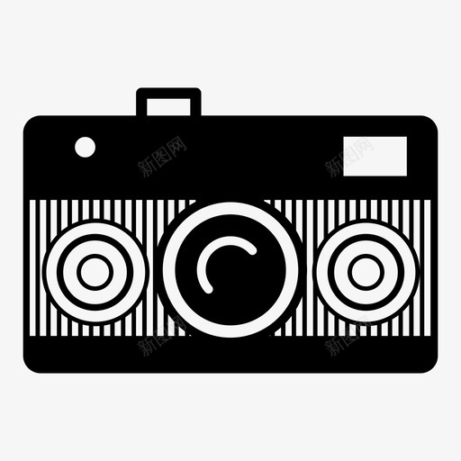 复古相机旧相机摄影图标svg_新图网 https://ixintu.com 复古相机 摄影 旧相机